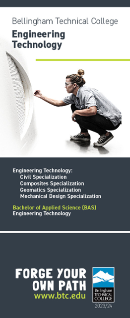 Cover of BTC's Engineering Technology brochure